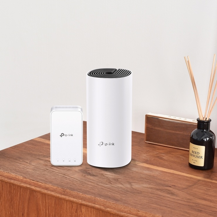 Imagine Sistem Mesh Wi-Fi AC1200 Gigabit, TP-LINK Deco M3(2-pack) (include timbru verde 1 leu)